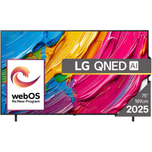 Televizor LED LG Smart TV 75QNED80A3A Seria QNED80 AI 189cm 4K UHD HDR