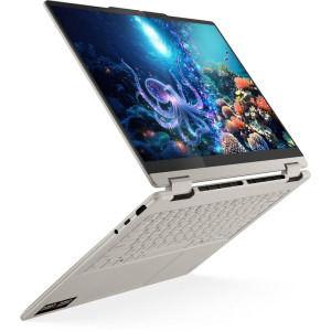 Lenovo 14'' Yoga 7 2-in-1 14AKP10, 2.8K OLED 120Hz Touch, Procesor AMD Ryzen™ Al 7 350 (16M Cache, up to 5.0 GHz), 24GB LPDDR5X, 1TB SSD, AMD Radeon 860M, Win 11 Home, Seashell, 3Yr Onsite Premium Care
