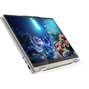Lenovo 14'' Yoga 7 2-in-1 14AKP10, 2.8K OLED 120Hz Touch, Procesor AMD Ryzen™ Al 7 350 (16M Cache, up to 5.0 GHz), 24GB LPDDR5X, 1TB SSD, AMD Radeon 860M, Win 11 Home, Seashell, 3Yr Onsite Premium Care