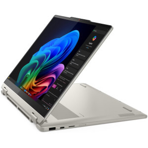 Lenovo 14'' Yoga 7 2-in-1 14AKP10, 2.8K OLED 120Hz Touch, Procesor AMD Ryzen™ Al 7 350 (16M Cache, up to 5.0 GHz), 24GB LPDDR5X, 1TB SSD, AMD Radeon 860M, Win 11 Home, Seashell, 3Yr Onsite Premium Care