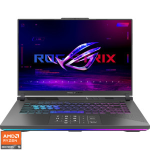 Laptop ASUS Gaming 16 ROG Strix G16 G614PP, FHD+ 165Hz, Procesor AMD Ryzen™ 9 8940HX (64M Cache, up to 5.30 GHz), 32GB DDR5, 1TB SSD, GeForce RTX 5070 8GB, No OS, Eclipse Gray