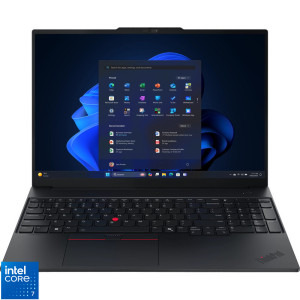 Lenovo 16'' ThinkPad E16 Gen 3, WUXGA IPS, Procesor Intel® Core™ 7 240H (24M Cache, up to 5.20 GHz), 32GB DDR5, 1TB SSD, Intel Graphics, Win 11 Pro, Black