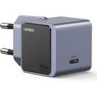 Incarcator retea Ugreen X503, 1x USB-C, Quick Charge 30 W, GaN, Grey