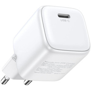 Incarcator retea Ugreen CD318, 1x USB-C, Quick Charge 20 W, GaN, White