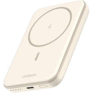 Ugreen PB560, 5000 mAh, 1x USB-C, 15 W, MagSafe, Cream