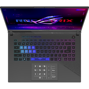 ASUS Gaming 16'' ROG Strix G16 G614PM, FHD+ 165Hz, Procesor AMD Ryzen™ 9 8940HX (64M Cache, up to 5.30 GHz), 16GB DDR5, 512GB SSD, GeForce RTX 5060 8GB, No OS, Eclipse Gray