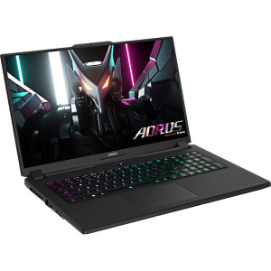 GIGABYTE Gaming 17.3'' AORUS 7 9KF, FHD 360Hz, Procesor Intel® Core™ i5-12500H (18M Cache, up to 4.50 GHz), 16GB DDR4, 512GB SSD, GeForce RTX 4060 8GB, Free DOS, Black