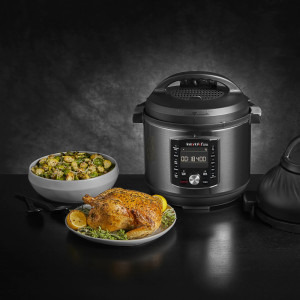 Instant Pot Multicooker & Friteuza Airfryer 2-in-1 Pro Crisp 8, 1500W, 7.6L, Negru