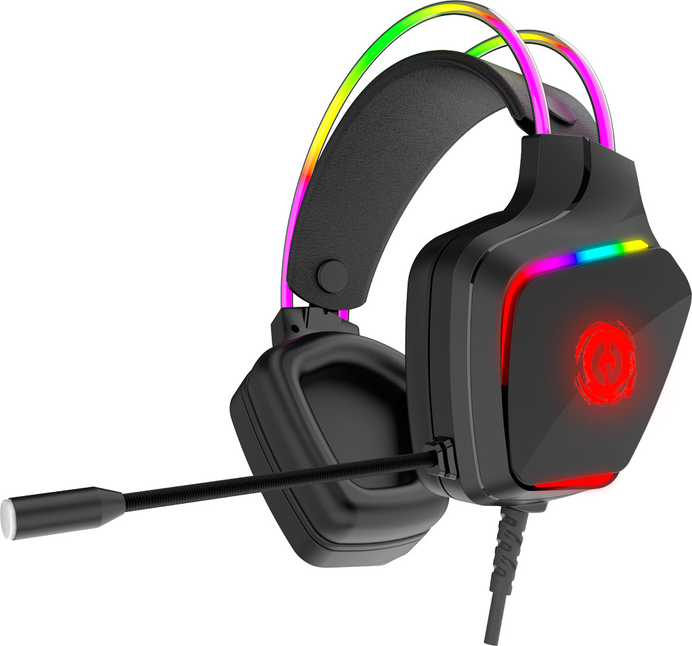 Casti Gaming Canyon GH-9A Darkless RGB Black