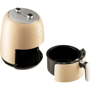 Fram Friteuza cu aer cald FAF-1500CR, 1500W, 3.2L, vas detasabil anti-adeziv, termostat reglabil 80-200˚C, temporizator 30 min, protectie supraincalzire, Crem