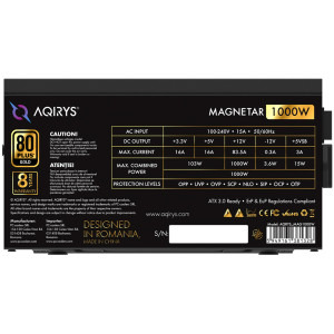 AQIRYS Magnetar, 80+ Gold, 1000W