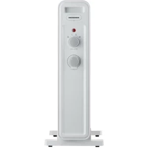 Heinner Calorifer electric HOH-M11WH-BK, 2000 W, 9 elementi, Cu ulei, 3 trepte, Termostat ajustabil, Alb/Negru