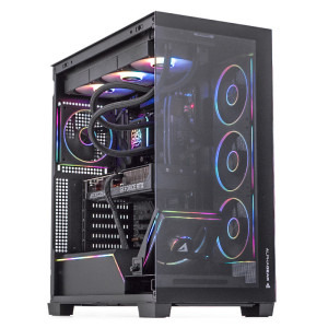 PC Gaming GREUCEANU Legendar, Intel Core Ultra 9 285K 3.7GHz, 32GB DDR5, 2TB SSD, RTX 5080 16GB GDDR7, Iluminare RGB, Windows 11 Home (Game Ready)