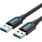 Cablu periferice Vention USB tip A 3.2 Gen 1 Male la USB tip A 3.2 Gen 1 Male, 1.5 m, Negru