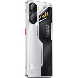 ZTE nubia NEO 3 5G, Ecran 120Hz, 256GB, 20GB RAM (8GB + 12GB extensibili), Dual SIM, Tri-Camera, Cyber Silver