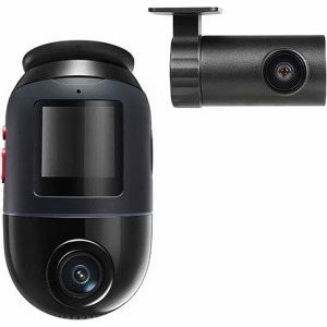 70mai Dash Cam Omni X800 4K 360, 128GB, Black + Rear Camera RC14