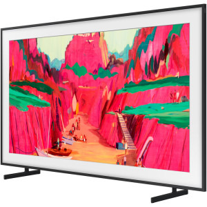 Samsung Smart TV The Frame Pro Neo QLED QE65LS03FW Seria LS03FW 163cm negru 4K UHD HDR