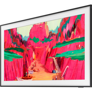 Samsung Smart TV The Frame Pro Neo QLED QE65LS03FW Seria LS03FW 163cm negru 4K UHD HDR