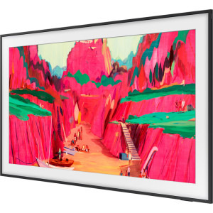 Samsung Smart TV The Frame Pro Neo QLED QE85LS03FW Seria LS03FW 214cm negru 4K UHD HDR