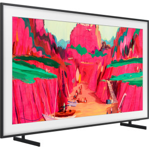 Samsung Smart TV The Frame Pro Neo QLED QE85LS03FW Seria LS03FW 214cm negru 4K UHD HDR
