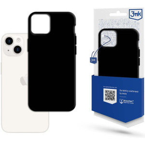 3MK Protectie pentru spate, material TPU pentru iPhone 15 Plus, culoare Black