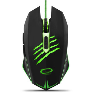 Mouse Gaming Esperanza Claw EGM209 Black/Green