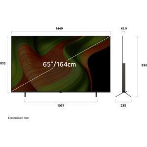 LG Smart TV OLED65B53LA Seria AI B5 164cm 4K UHD HDR