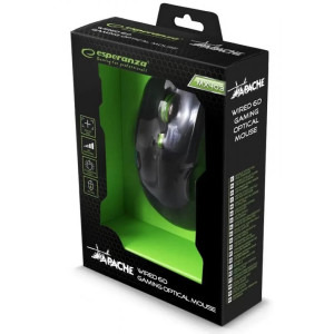 Esperanza Apache EGM403G Black/Green