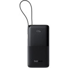 Baterie externa Baseus Bipow 2 Digital, 20000 mAh, 1x USB, 1x USB-C, 20 W, Display, Cablu USB-C integrat, Black