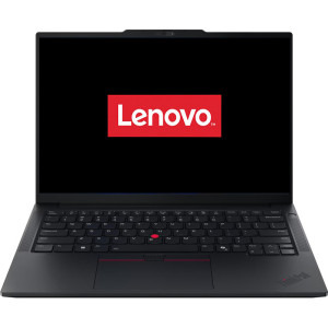 Laptop Lenovo 14 ThinkPad E14 Gen 7, WUXGA IPS, Procesor AMD Ryzen™ 7 250 (16M Cache, up to 4.75 GHz), 16GB DDR5, 512GB SSD, AMD Radeon 780M, No OS, Black