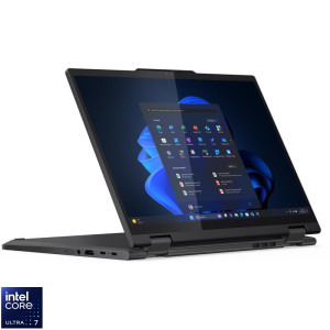 Laptop Lenovo 14 ThinkPad T14s 2-in-1 Gen 1, WUXGA IPS Touch, Procesor Intel® Core™ Ultra 7 255U (12M Cache, up to 5.20 GHz), 32GB LPDDR5X, 512GB SSD, Intel Graphics, Win 11 Pro, Black