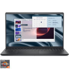 Laptop DELL 15.6'' Pro 15 Essential PV15255, FHD 120Hz, Procesor AMD Ryzen™ 3 7320U (4M Cache, up to 4.1 GHz), 8GB LPDDR5, 512GB SSD, AMD Radeon 610M, Win 11 Pro, Carbon Black, 3Yr ProSupport