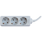 Priza/prelungitor TED 3x Schuko, 3m, alb