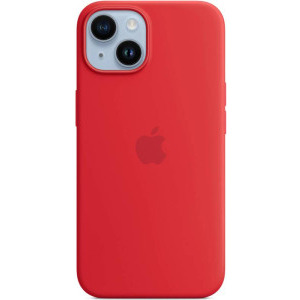Apple Protectie pentru spate, material silicon, cu MagSafe pentru iPhone 14 Plus, culoarea Red