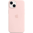 Apple Protectie pentru spate, material silicon, cu MagSafe pentru iPhone 14 Plus, culoarea Chalk Pink