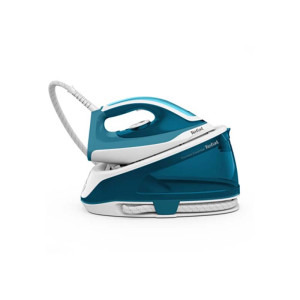 Tefal Statie de calcat Express Essential SV6115E0, 2200W, presiune 5.2 bari, jet de abur 280g/min, capacitate recipient 1.4L, alb/verde, 120g/min, Albastru