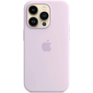 Apple Protectie pentru spate, material silicon, cu MagSafe pentru iPhone 14 Pro, culoare Lilac