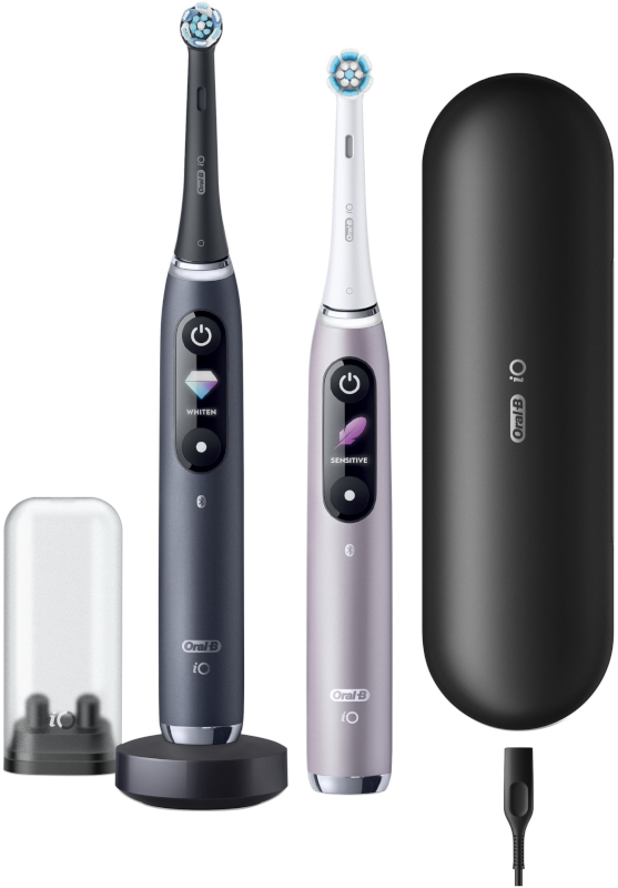 Oral-B Set 2x Periute de dinti electrice iO9 Negru & Roz