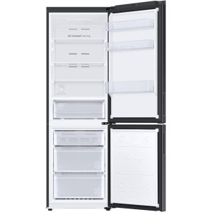 Samsung RB33B610EBN, 344 L, Clasa E, NoFrost, Digital Inverter, SpaceMax, All Around Cooling, Negru