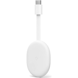 Google Chromecast 4, Google TV, 4K, alb