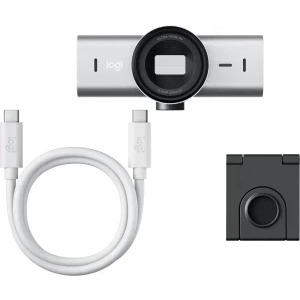 Logitech MX Brio, 4K, USB-C, Pale Grey