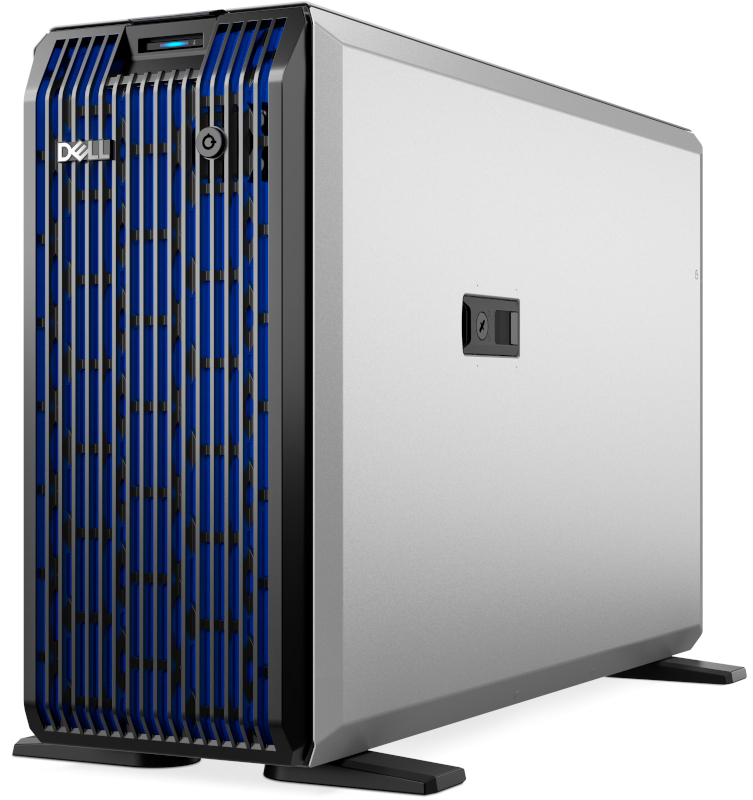 Server DELL PowerEdge T360, Procesor Intel® Xeon® 6353P 2.7GHz Raptor Lake, 16GB RAM UDIMM, 1x 480GB SATA 6G SSD, PERC H755, 8x Hot Plug LFF