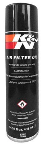 Curatare A/C & Odorizant K&N Ulei Filtru Aer Air Filter Oil, 408ml