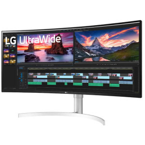 LG 38WN95CP-W Curbat 38 inch UWUHD IPS 1 ms 144 Hz Thunderbolt HDR FreeSync