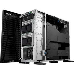 HP ProLiant ML110 Gen11 Tower, Procesor Intel® Xeon® Silver 4510 2.4GHz Sapphire Rapids, 64GB RDIMM RAM, 4x 480GB SATA 6G SSD, MR408i‑o, 8x Hot-Plug SFF, Windows Server 2022 Standard