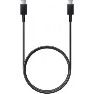 Cablu de date / adaptor Samsung USB-C Male la USB-C Male, 1 m, Black, amperaj maxim suportat 3A