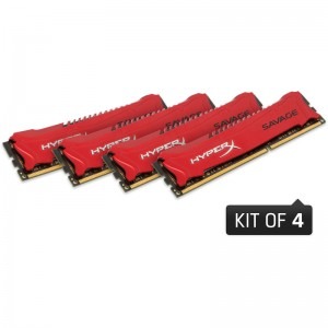 HyperX Savage 32GB DDR3 2400MHz CL11 Quad Channel Kit