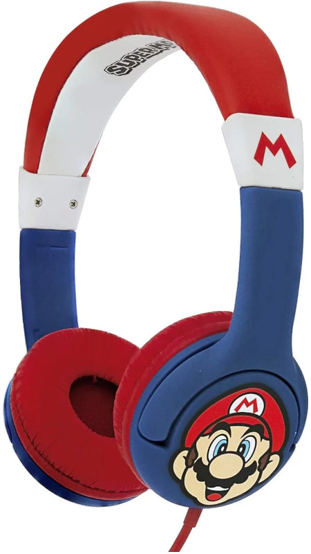 Casti OTL On-Ear, Super Mario Blue Kids