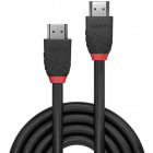 Cablu video LINDY Black, HDMI Male - HDMI Male, v2.0, 5m, negru