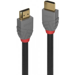 LINDY Anthra, HDMI Male - HDMI Male, v2.0, 7.5m, negru-gri